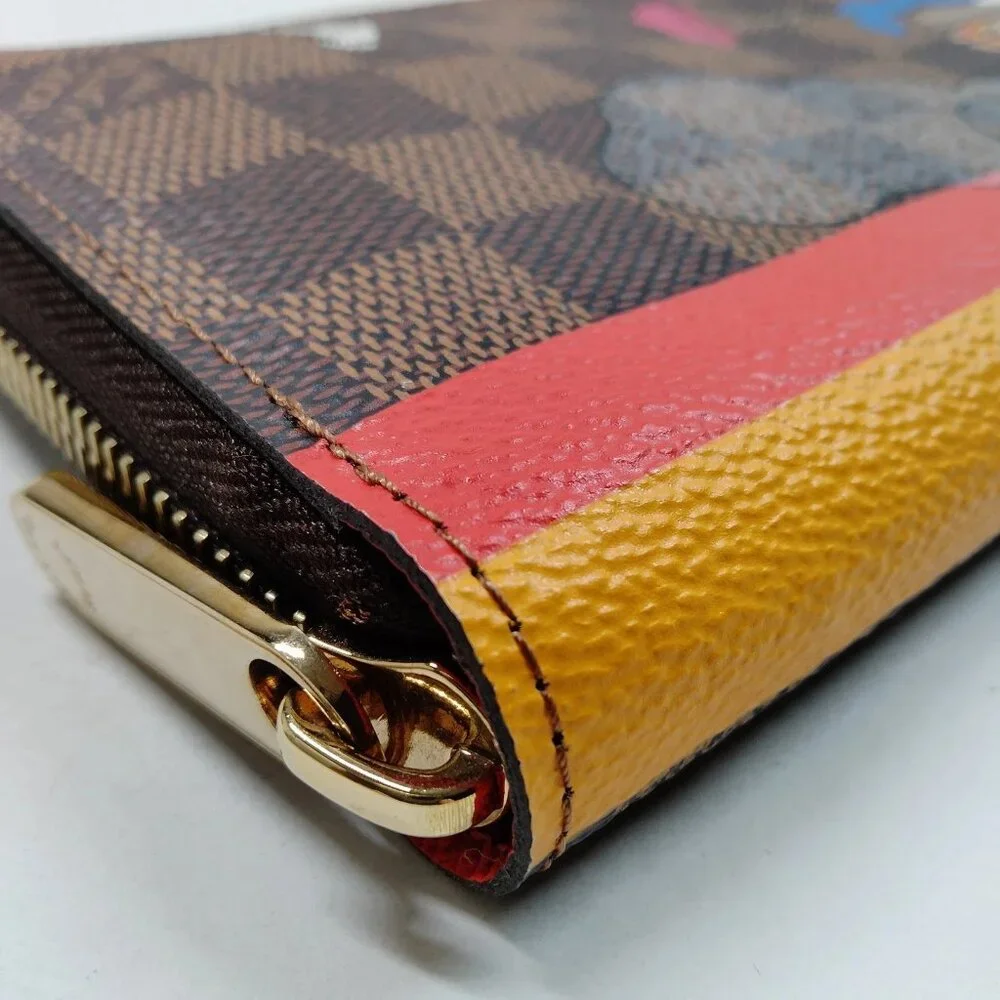 Authentic Louis Vuitton Long Wallet Brown Damier mn480-021526 - Picture 4 of 9